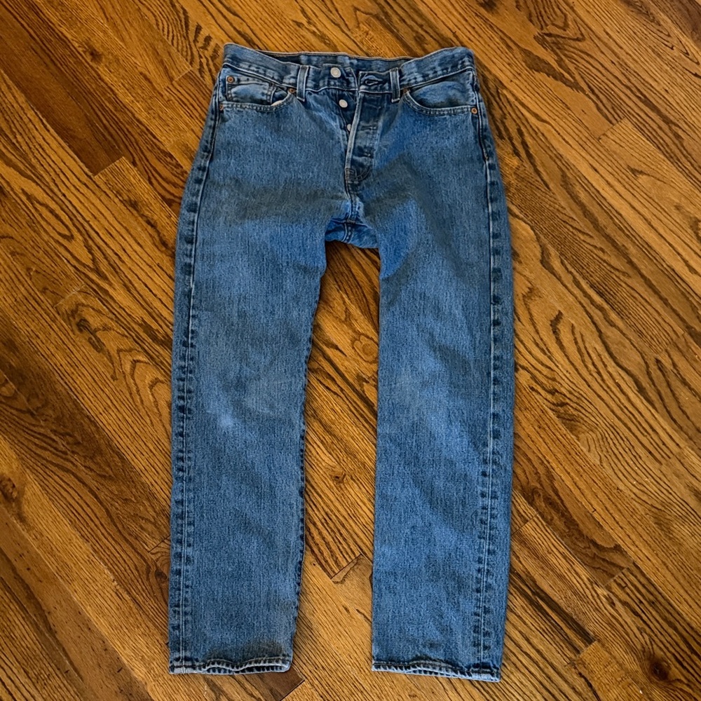 Classic Levi Strauss & Co 501 Blue Denim Jeans W29 L30